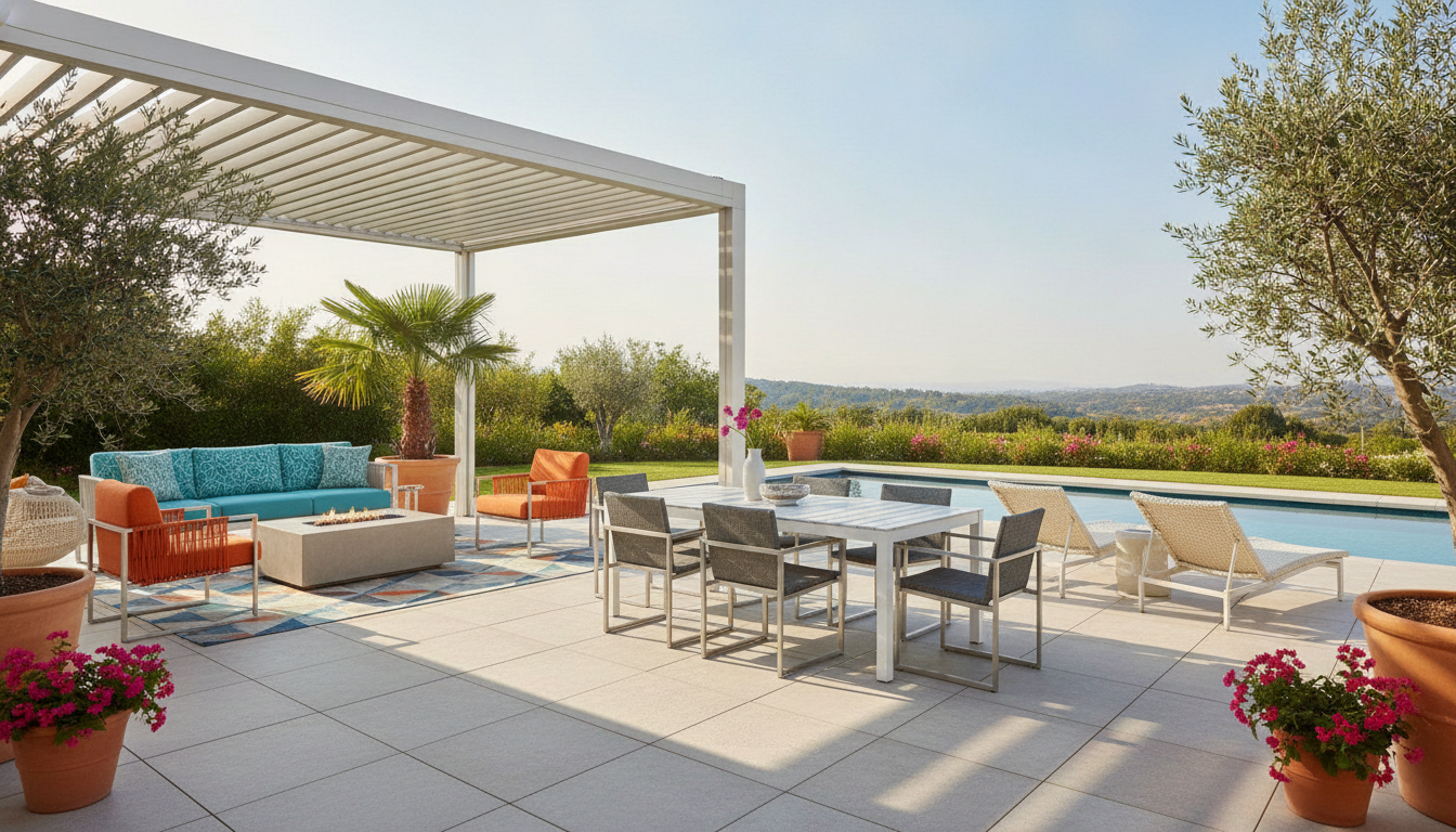 High-quality Patio Sling Fabric swatches in various colors and textures for outdoor furniture