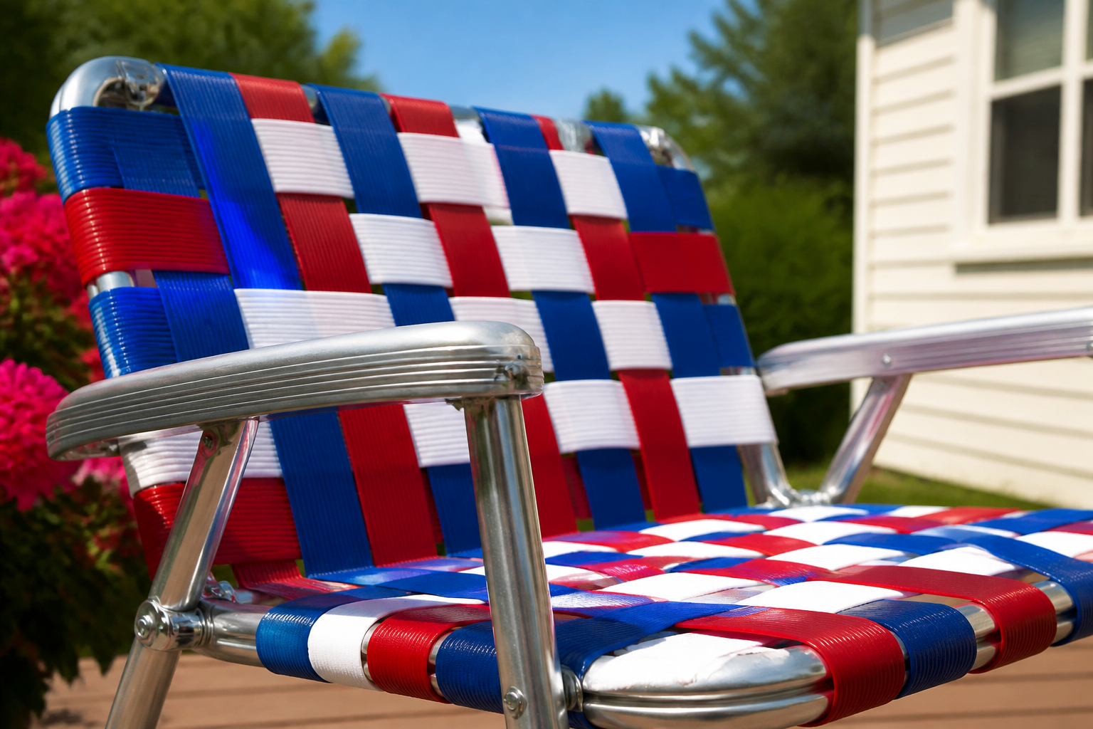 Durable American Made Vinyl Straps resisting harsh weather